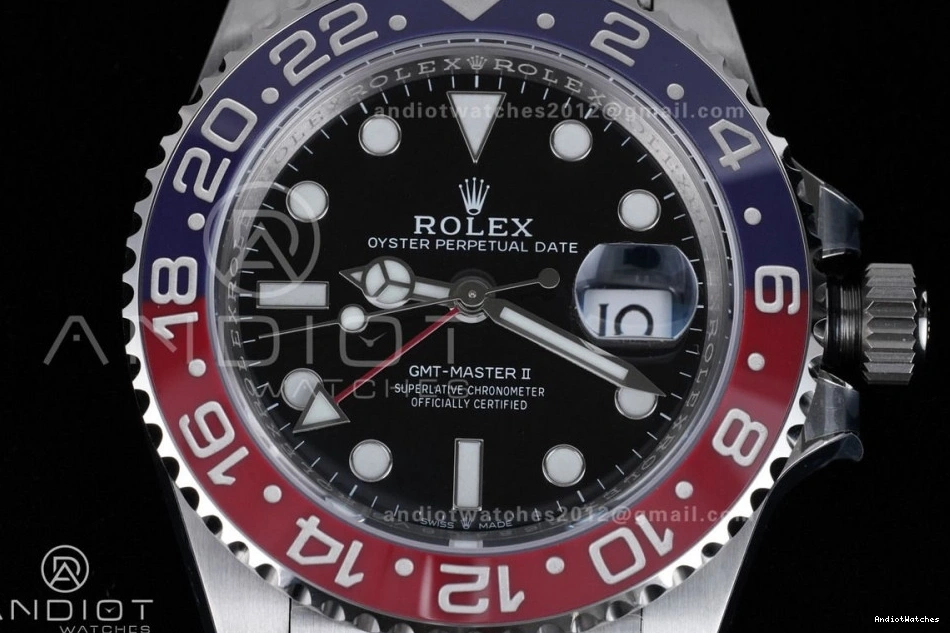 Master Timeless 862 New ARF SH3285 Jubilee BLRO (UV 126710 Bezel 1:1 Pepsi GMT Edition On 904L Bracelet II V Best SS ) 0312